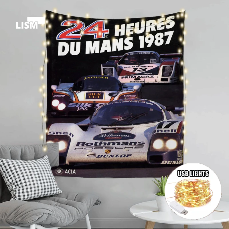 2022 гобелен Le Mans 24 часа гонка винтажный автомобильный постер печать 1956 гобелены принты автомобиль мальчик настенное Искусство украшение для...
2022 гобелен Le Mans 24 часа гонка винтажный автомобильный постер печать 1956 гобелены принты автомобиль мальчик настенное Искусство украшение для...