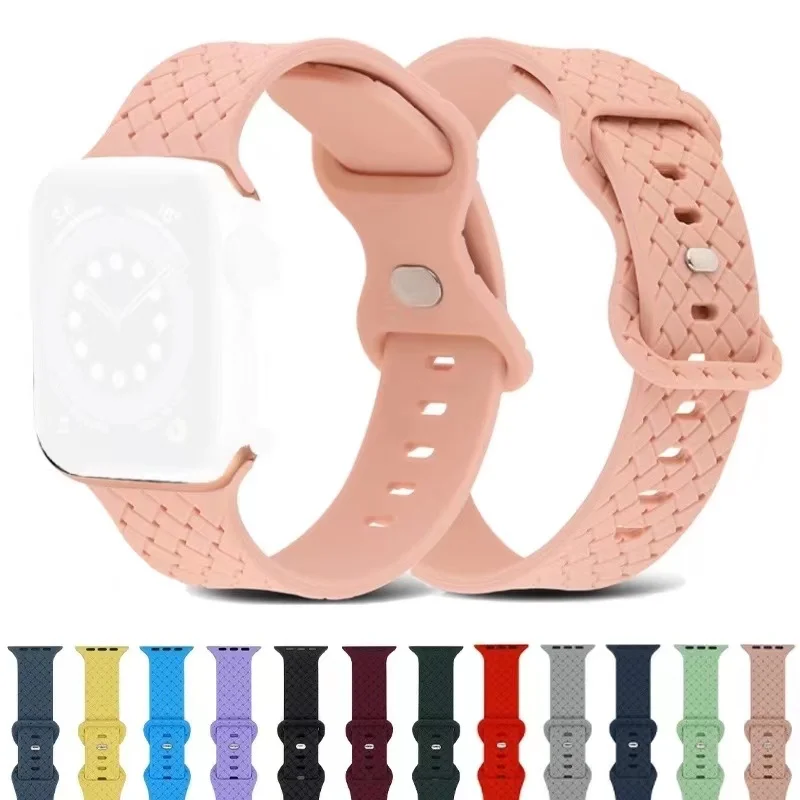 Плетеный силиконовый ремешок для Apple Watch Ultra 49 мм 7 8 45 мм 41 мм, спортивный браслет для iWatch Series 6 SE 5 4 3 40 мм 44 мм 42 мм
Плетеный силиконовый ремешок для Apple Watch Ultra 49 мм 7 8 45 мм 41 мм, спортивный браслет для iWatch Series 6 SE 5 4 3 40 мм 44 мм 42 мм