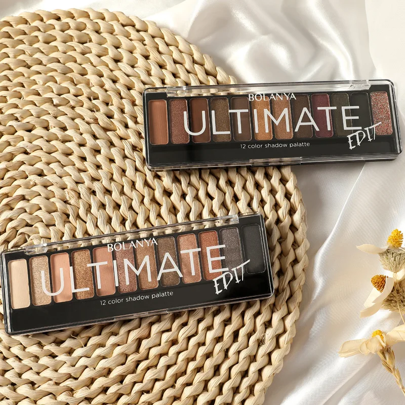 12 Colors Waterproof Eyeshadow Palette Pearlescent Matte Eye Plate Makeup Palette Lasting Nature Cosmetic Beauty
12 Colors Waterproof Eyeshadow Palette Pearlescent Matte Eye Plate Makeup Palette Lasting Nature Cosmetic Beauty