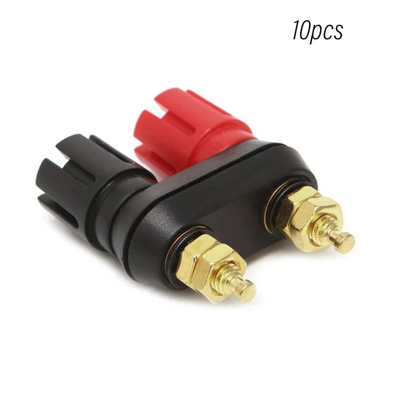 10pcs Dual Female Banana Plug Jack Terminal Binding Post 4mm For Amplifier 10*Binding Post Gold Plated
10pcs Dual Female Banana Plug Jack Terminal Binding Post 4mm For Amplifier 10*Binding Post Gold Plated