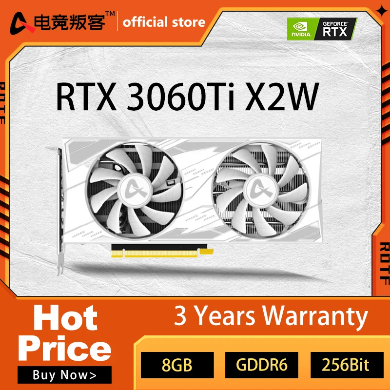 New AX GEFORCE RTX 3060Ti X2W 8GB GDDR6 Graphics Card 256Bit GPU NVIDIA LHR Gaming Desktop Video RTX3060Ti Graphics Card
New AX GEFORCE RTX 3060Ti X2W 8GB GDDR6 Graphics Card 256Bit GPU NVIDIA LHR Gaming Desktop Video RTX3060Ti Graphics Card