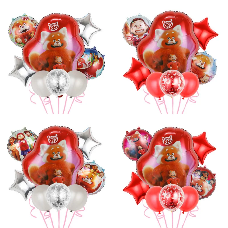 Turning Red Aluminum Film Balloon Set Cartoon Anime Toy Balloon Children's Party Birthday Arrangement Decorative Balloons
Turning Red Aluminum Film Balloon Set Cartoon Anime Toy Balloon Children's Party Birthday Arrangement Decorative Balloons