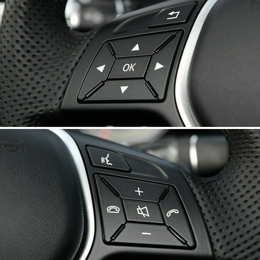 

2X Switch Button Wheel Control Menu Switch Switch Buttons Easy Install Left Menu Switch Buttons Plastic Right 2Pcs