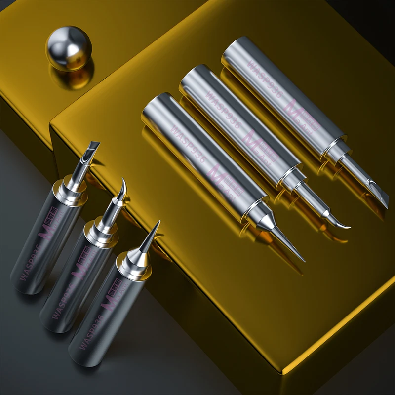 MaAnt Bumblebee Pro Series soldering iron head Solder Tip 900M Cutter head/Elbow/Straight pointed Set for Quick Soldering work
MaAnt Bumblebee Pro Series soldering iron head Solder Tip 900M Cutter head/Elbow/Straight pointed Set for Quick Soldering work