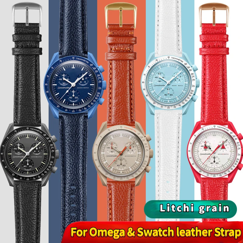 New Litchi grain Genuine Leather Watchband 20mm for OMEGA For SWATCH Co-branded Joint MoonsSwatch Planetary Watch Strap Bracelet
New Litchi grain Genuine Leather Watchband 20mm for OMEGA For SWATCH Co-branded Joint MoonsSwatch Planetary Watch Strap Bracelet