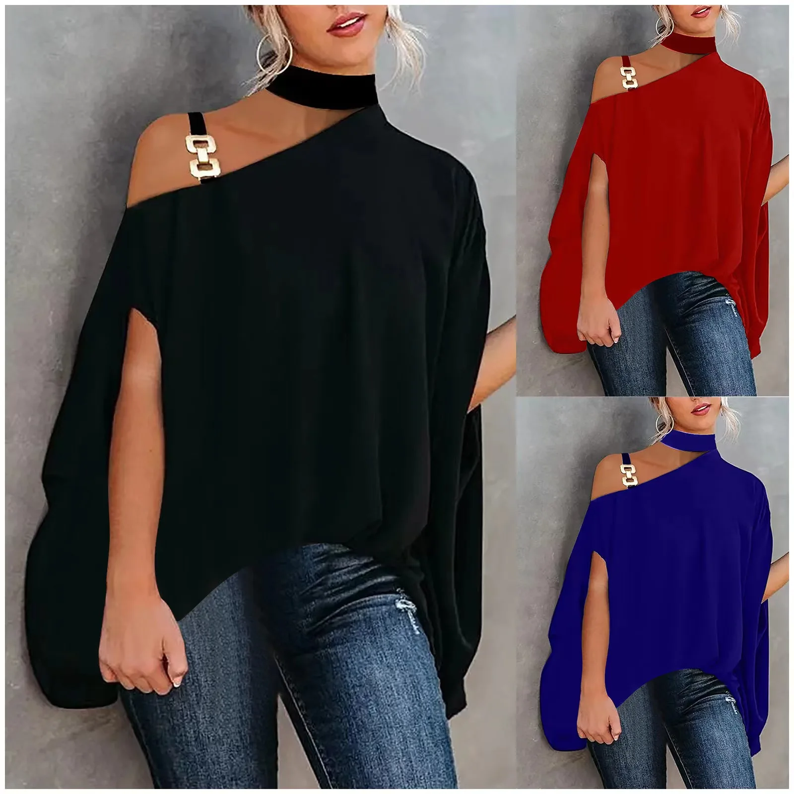 Casual Slash Neck Print Shirts Pullover Off Shoulder Loose Sexy Blouse Women Summer Lady Bat Split Sleeve Office Blouse Top
Casual Slash Neck Print Shirts Pullover Off Shoulder Loose Sexy Blouse Women Summer Lady Bat Split Sleeve Office Blouse Top