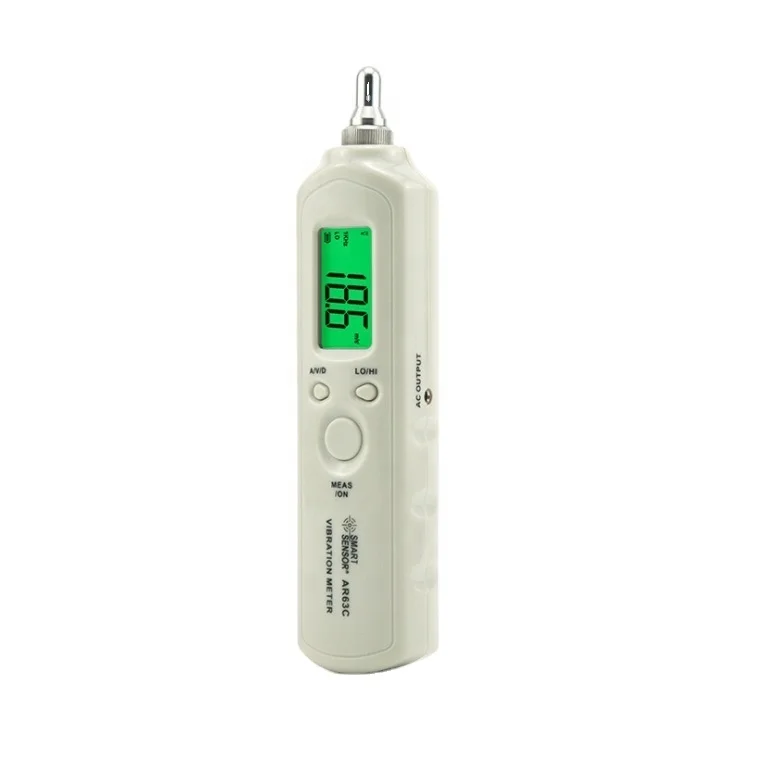 Portable Digital Vibrometer AC Output 9V Battery Vibration Meter Analyzer AR63C
Portable Digital Vibrometer AC Output 9V Battery Vibration Meter Analyzer AR63C