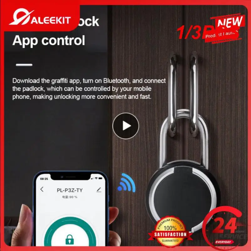 1/3PCS Tuya Smart Fingerprint Padlock Zinc Alloy Smart Biometric Thumbprint Door Padlocks USB Rechargeable Keyless Smartlife APP
1/3PCS Tuya Smart Fingerprint Padlock Zinc Alloy Smart Biometric Thumbprint Door Padlocks USB Rechargeable Keyless Smartlife APP