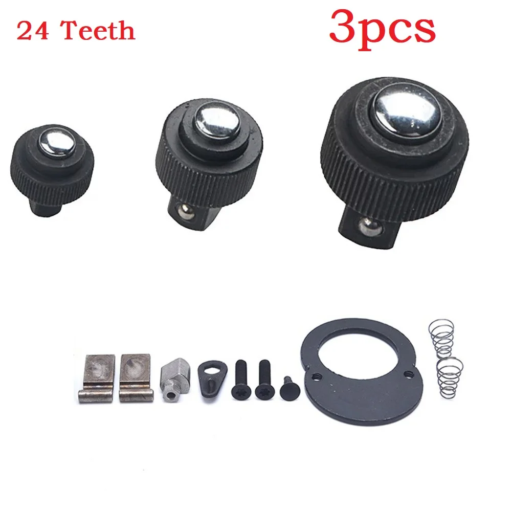 3 Set 1/4'' 3/8'' 1/2'' 24Teeth Ratchet Socket Wrench Repair Accessories Spare Hand Tools Plum Spanner Part Kit
3 Set 1/4'' 3/8'' 1/2'' 24Teeth Ratchet Socket Wrench Repair Accessories Spare Hand Tools Plum Spanner Part Kit