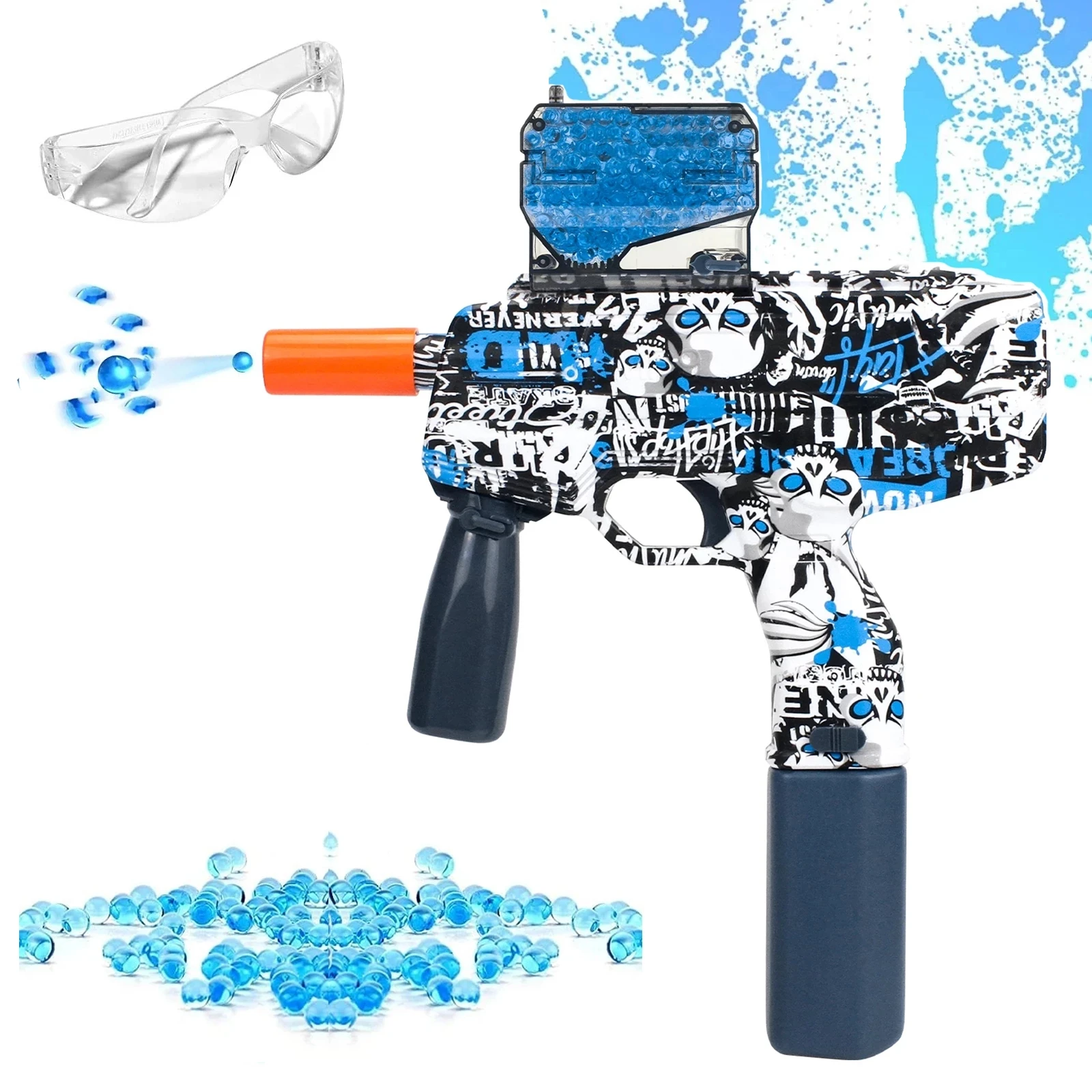 MP9 Gel Ball Blaster Shooter Gun Toy Electric Backyard Fun Outdoor Activities Shooting Pistol Beads Game Toy Gift For Children
MP9 Gel Ball Blaster Shooter Gun Toy Electric Backyard Fun Outdoor Activities Shooting Pistol Beads Game Toy Gift For Children