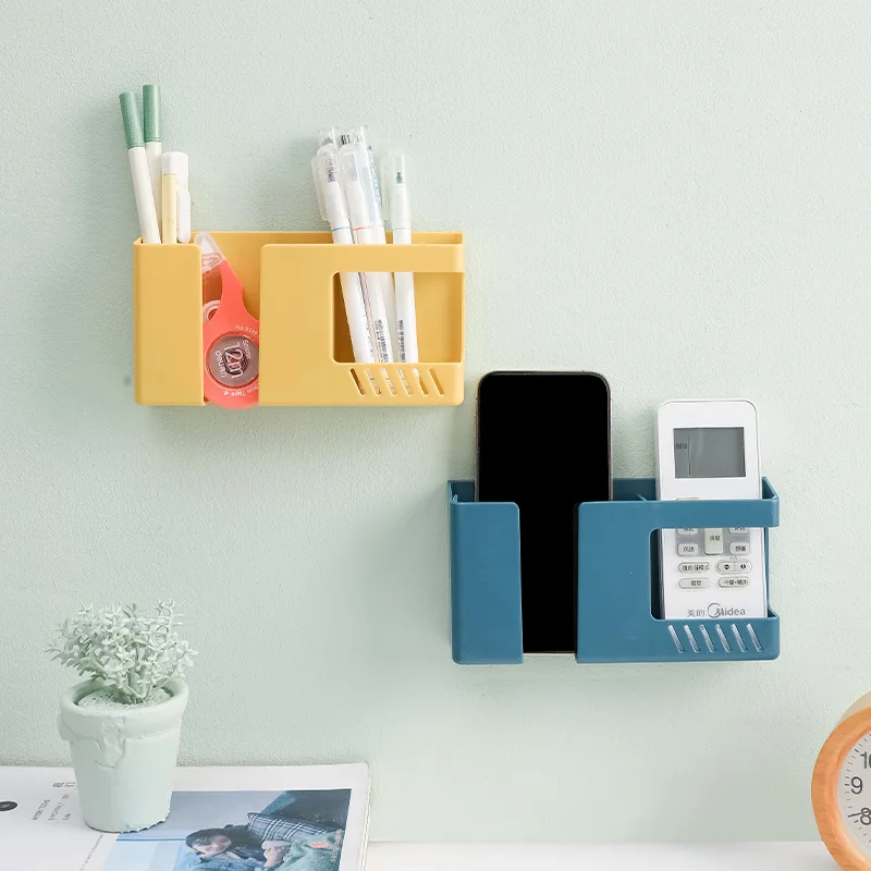 TV Air Conditioner Remote Controller Cellphone Storage Holder Wall Hanging Box Storage Box Hole Free Mobile Phone Storage Rack
TV Air Conditioner Remote Controller Cellphone Storage Holder Wall Hanging Box Storage Box Hole Free Mobile Phone Storage Rack