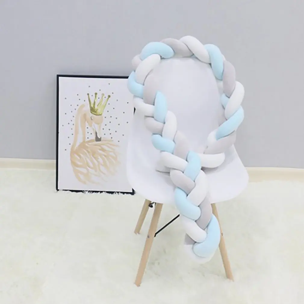 200MM Nordic Knot Newborn Bumper Knot Long Knotted Braid Pillow Baby Bed Fence Woven Plush Crib Cushion Three Strands Bed Fence
200MM Nordic Knot Newborn Bumper Knot Long Knotted Braid Pillow Baby Bed Fence Woven Plush Crib Cushion Three Strands Bed Fence