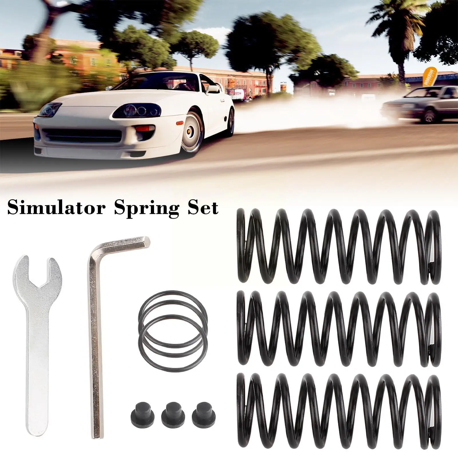 Commplete Brake Throttle Clutch Pedal Spring Upgrade for Logitech G25 G27 G29 G920 G923 Racing Wheel Reinforced Spring A6K4
Commplete Brake Throttle Clutch Pedal Spring Upgrade for Logitech G25 G27 G29 G920 G923 Racing Wheel Reinforced Spring A6K4