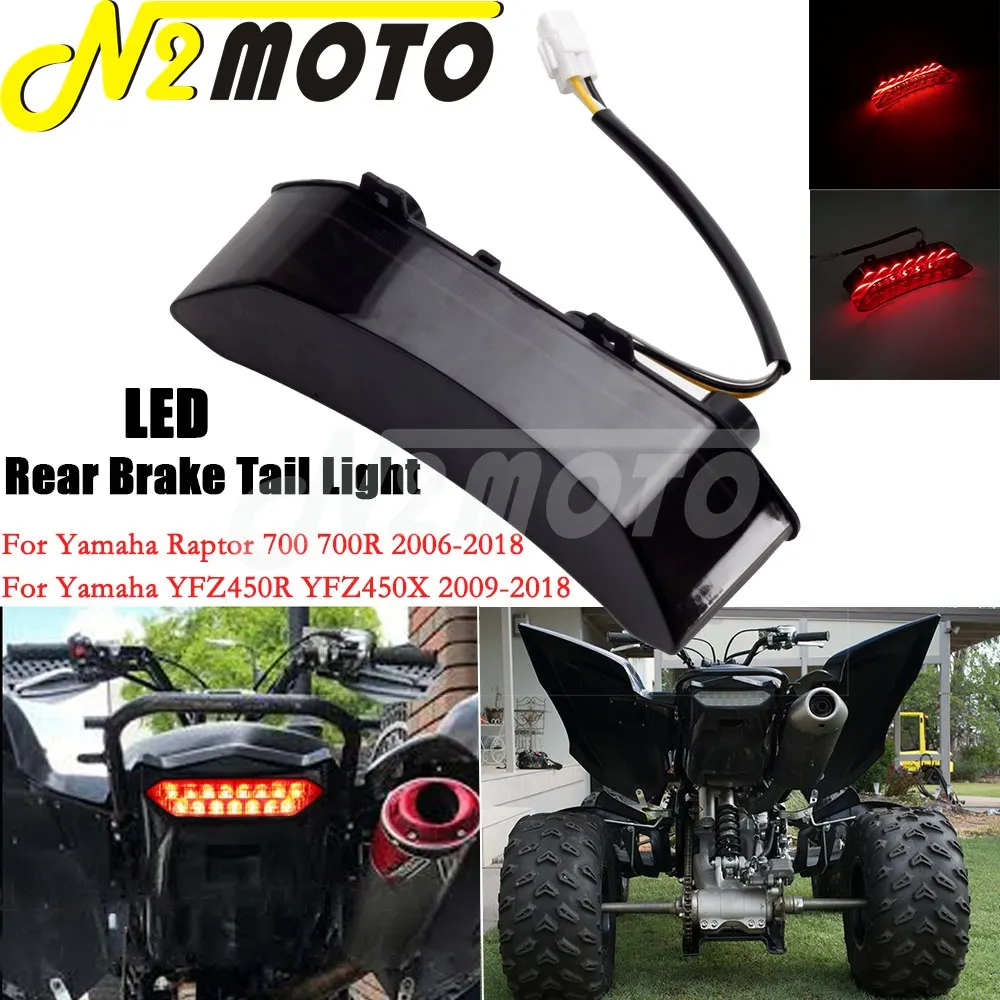 Motorcycle Smoked LED Rear Brake Tail Light For Yamaha Raptor 700 700R 700 R 2006-2018 YFZ450R YFZ450X 450 R X 09-2018 Taillight
Motorcycle Smoked LED Rear Brake Tail Light For Yamaha Raptor 700 700R 700 R 2006-2018 YFZ450R YFZ450X 450 R X 09-2018 Taillight