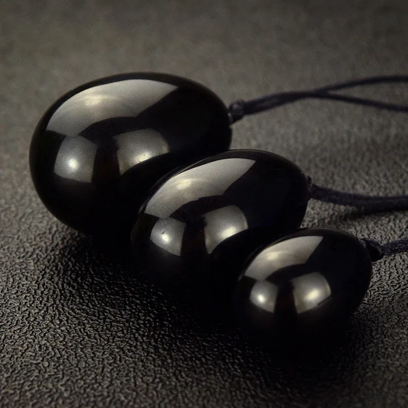 Natural Jade Massage Crystal Black Obsidian Yoni Egg Stone for Kegel Exercise Vaginal Muscle Massage Ben Wa Balls Massage Ball
Natural Jade Massage Crystal Black Obsidian Yoni Egg Stone for Kegel Exercise Vaginal Muscle Massage Ben Wa Balls Massage Ball