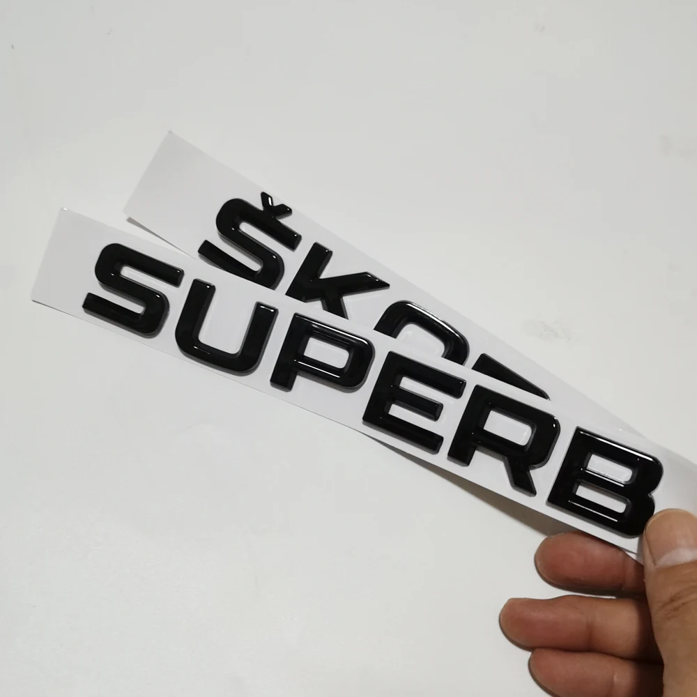2pcs/lot Car Emblem Label Stickers SUPERB Trunk Logo Fit for SKODA SUPERB 2 3 MK2 MK3 SUPERB Rear Sticker Skoda Accessories
2pcs/lot Car Emblem Label Stickers SUPERB Trunk Logo Fit for SKODA SUPERB 2 3 MK2 MK3 SUPERB Rear Sticker Skoda Accessories