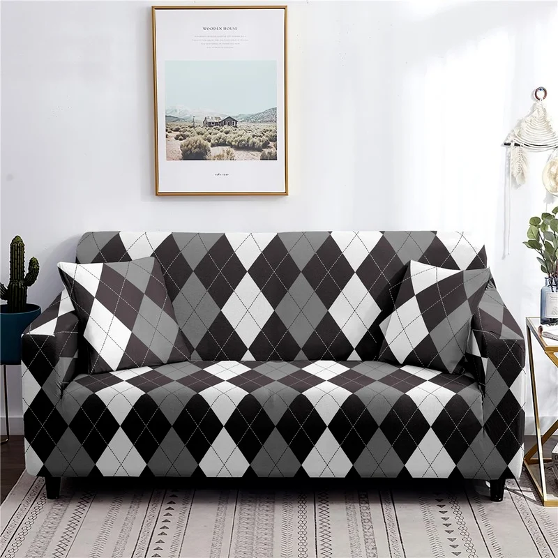 Nordic Style Stretch Sofa Cover Plaid Printing All Inclusive Polyester Sofa Cover Bedroom Living Room Home Decor Accessories
Nordic Style Stretch Sofa Cover Plaid Printing All Inclusive Polyester Sofa Cover Bedroom Living Room Home Decor Accessories