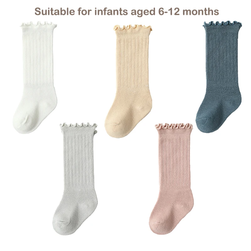 1 Pair Baby Knee High Socks Spring Summer Cotton Thin Baby Socks Loose Mouth Leg Warmer Ruffle Cute Socks For Infant Newborn
1 Pair Baby Knee High Socks Spring Summer Cotton Thin Baby Socks Loose Mouth Leg Warmer Ruffle Cute Socks For Infant Newborn