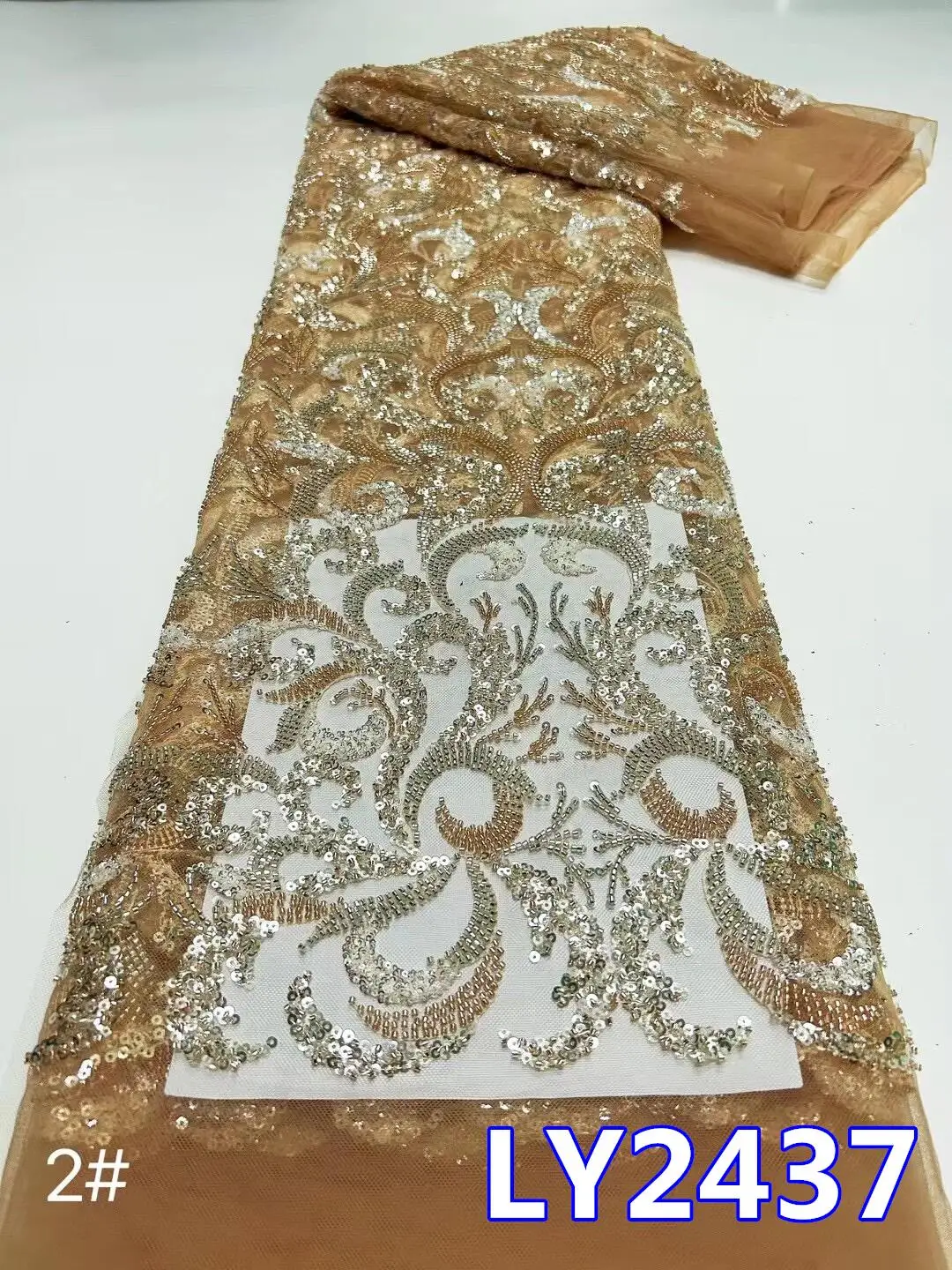 2023 Luxury French Embroidery Groom Handmade Beads Lace Fabric African Nigerian With Sequins Net Fabric For Wedding Dress LY2437
2023 Luxury French Embroidery Groom Handmade Beads Lace Fabric African Nigerian With Sequins Net Fabric For Wedding Dress LY2437