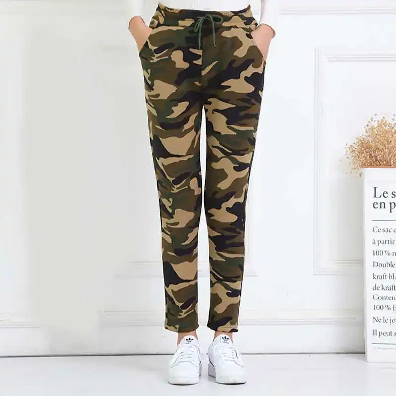 Camouflage Joggers Women Sweatpants Harem Camo Pants Drawstring Running Trousers Female High Waist with Pocket Rainbowshades
Camouflage Joggers Women Sweatpants Harem Camo Pants Drawstring Running Trousers Female High Waist with Pocket Rainbowshades