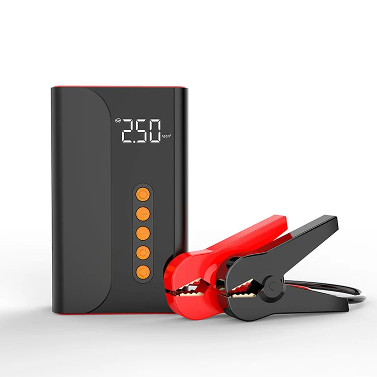 2 в 1 портативный многофункциональный беспроводной автомобильный воздушный насос с одной кнопкой и аварийным пусковым устройством 
2 в 1 портативный многофункциональный беспроводной автомобильный воздушный насос с одной кнопкой и аварийным пусковым устройством