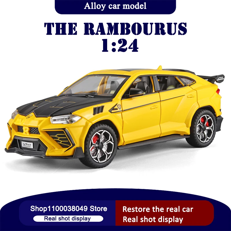 Масштаб 1/24 Lamborghini URUS внедорожник модель автомобиля из сплава имитация звука светильник литая распылительная игрушка автомобиль украшения ...
Масштаб 1/24 Lamborghini URUS внедорожник модель автомобиля из сплава имитация звука светильник литая распылительная игрушка автомобиль украшения ...