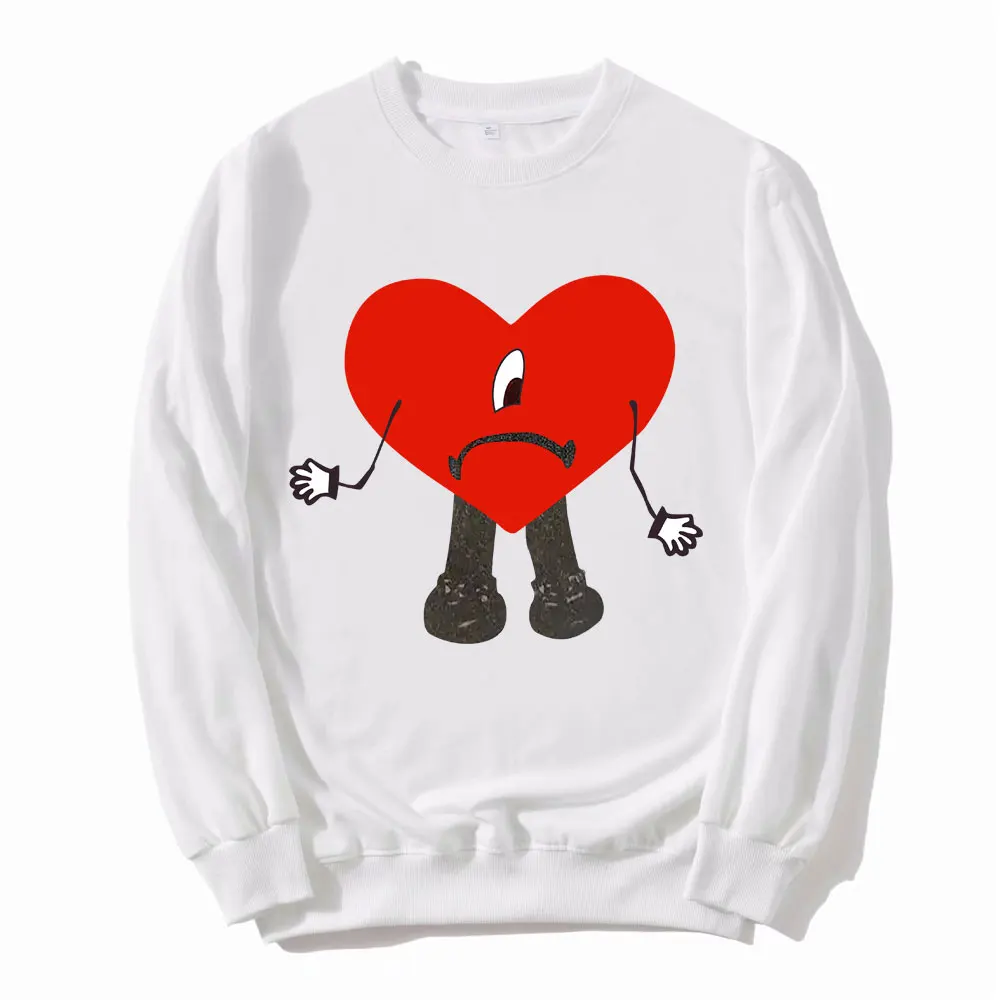 Brand Design Love Eyes Print Sweatshirts Bad Bunny UN VERANO SIN TI Music Album Sweatshirt Men Women Hip Hop White Pullover Tops
Brand Design Love Eyes Print Sweatshirts Bad Bunny UN VERANO SIN TI Music Album Sweatshirt Men Women Hip Hop White Pullover Tops