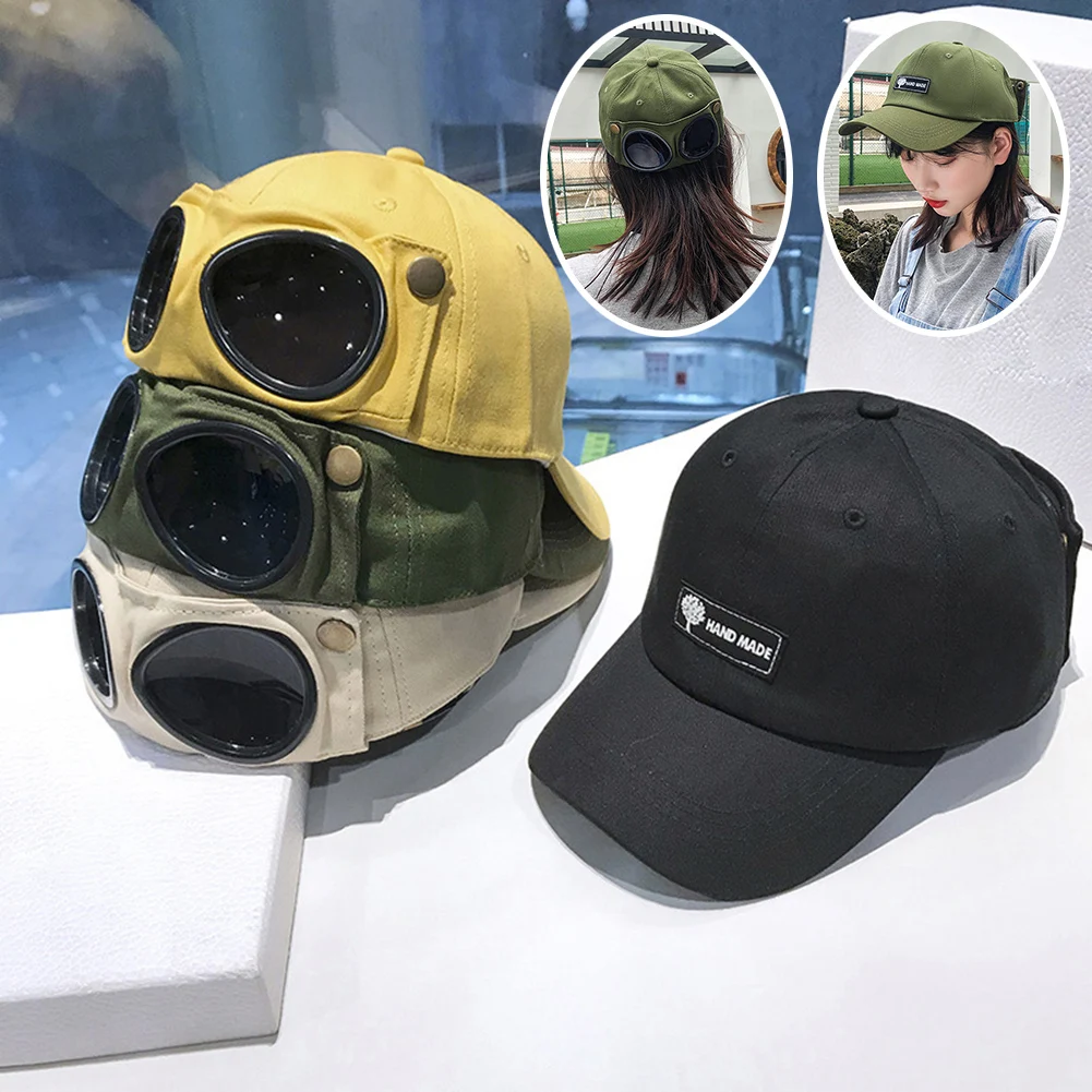 Pilot Aviator Hat Summer Personality Glasses Baseball Cap Female Unisex Sunglasses Male Cap Baseballcap Boys Caps Accessories
Pilot Aviator Hat Summer Personality Glasses Baseball Cap Female Unisex Sunglasses Male Cap Baseballcap Boys Caps Accessories