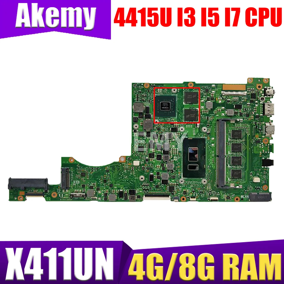 Материнская плата для ноутбука X411UQ X411UN S4200V S4200U S4100U 4415U I3 I5 I7 CPU 4 ГБ 8 ГБ RAM
Материнская плата для ноутбука X411UQ X411UN S4200V S4200U S4100U 4415U I3 I5 I7 CPU 4 ГБ 8 ГБ RAM