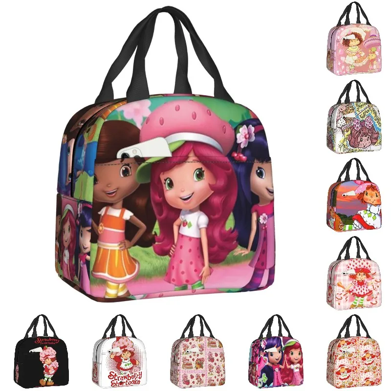 Strawberry Shortcake Thermal Insulated Lunch Bag Women Cartoon Animation Movie Resuable Lunch Container Outdoor Storage Food Box
Strawberry Shortcake Thermal Insulated Lunch Bag Women Cartoon Animation Movie Resuable Lunch Container Outdoor Storage Food Box