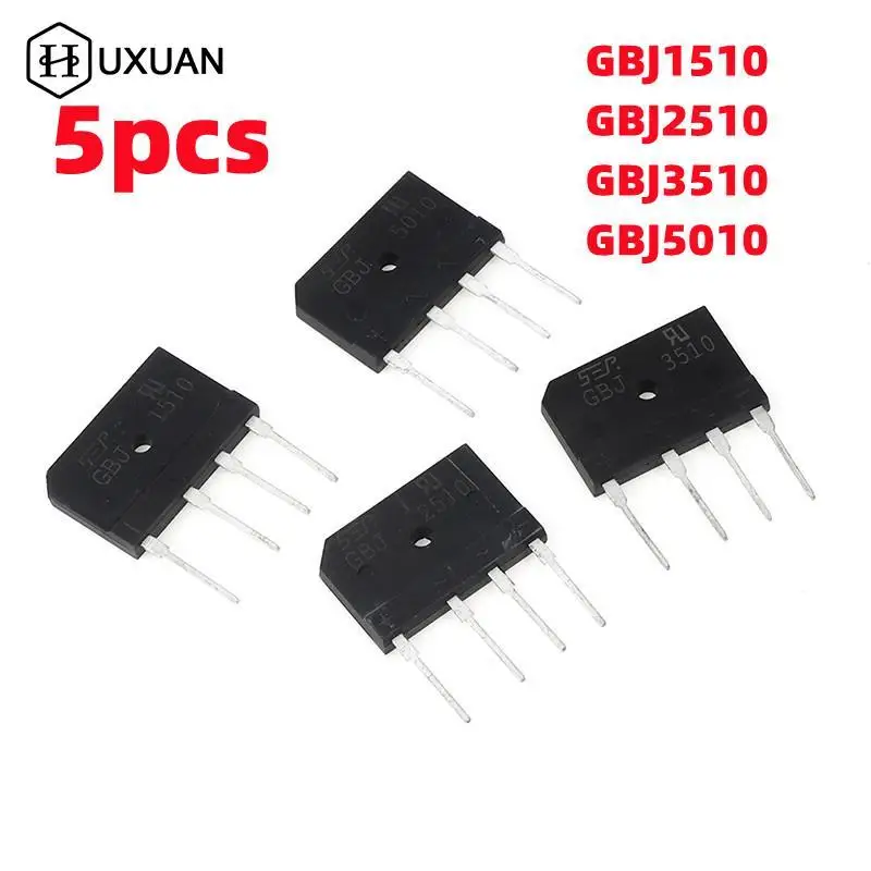 5pcs GBJ1510 GBJ2510 GBJ3510 GBJ5010 Bridge Rectifiers For Induction Cooker
5pcs GBJ1510 GBJ2510 GBJ3510 GBJ5010 Bridge Rectifiers For Induction Cooker