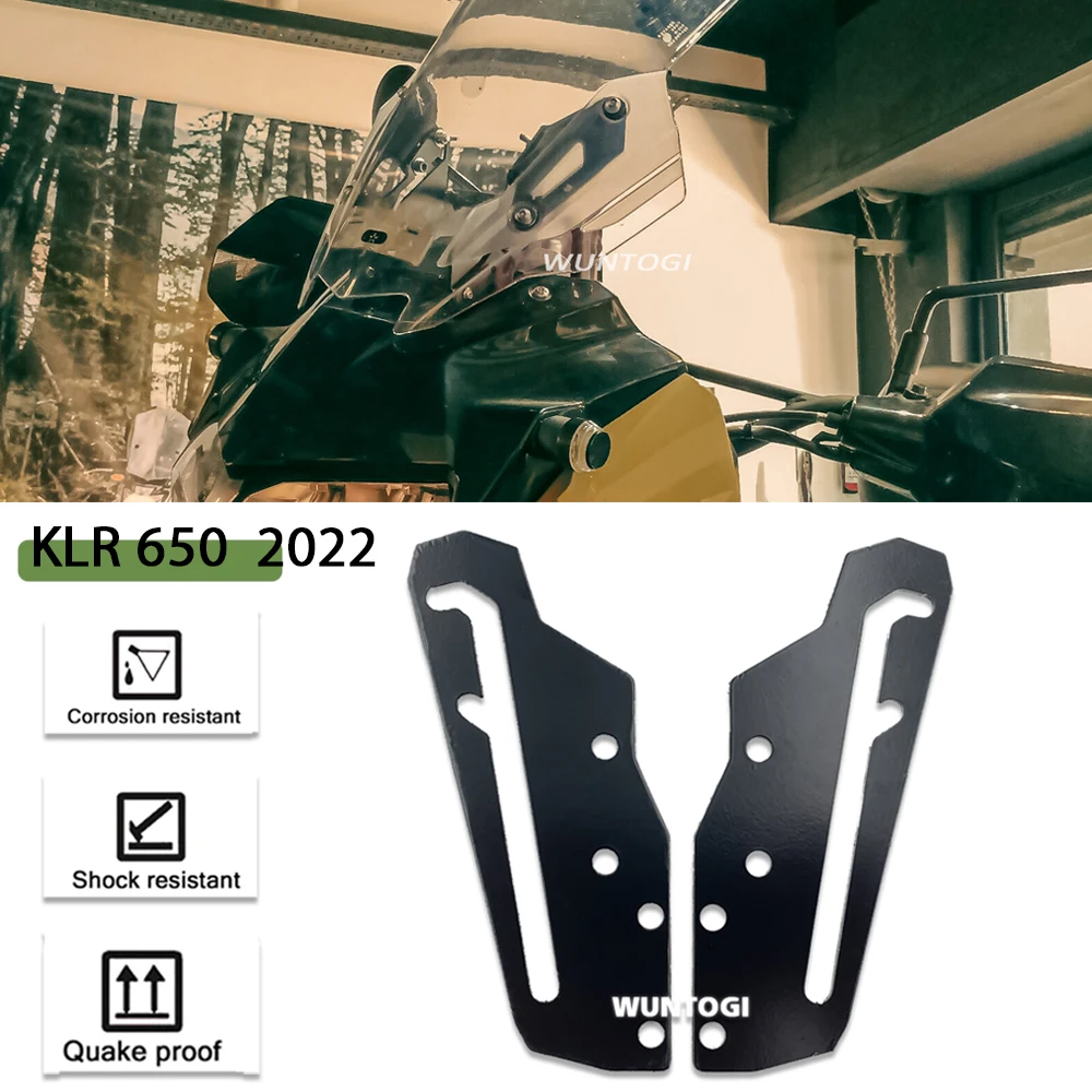 2022 KLR 650 Motorcycle Accessories Windscreen Adjusters Windshield Bracket Windshield Support Holder kits For Kawasaki KLR650
2022 KLR 650 Motorcycle Accessories Windscreen Adjusters Windshield Bracket Windshield Support Holder kits For Kawasaki KLR650