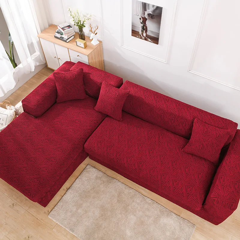 Embossed Jacquard Sofa Covers For Living Room All Inclusive Thicken Couch Covers For Sofas Elastic Solid L Shape Sofa Cover
Embossed Jacquard Sofa Covers For Living Room All Inclusive Thicken Couch Covers For Sofas Elastic Solid L Shape Sofa Cover