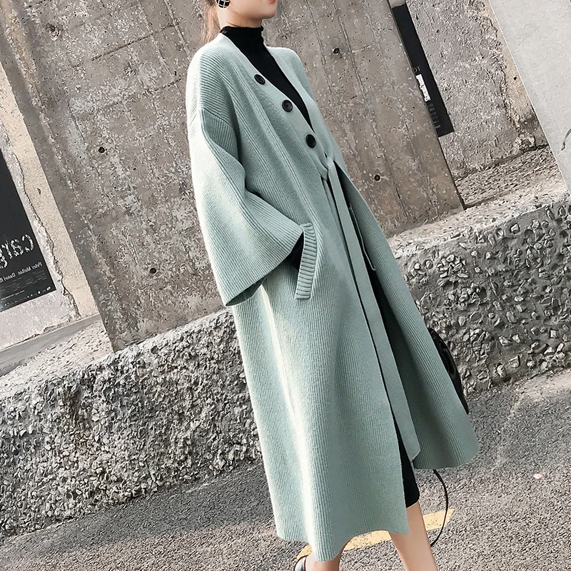 Knitted Cardigan Sweater Women Lace Up Korean Solid All Match Loose Cardigan Vintage Batwing Sleeve Chic Coats
Knitted Cardigan Sweater Women Lace Up Korean Solid All Match Loose Cardigan Vintage Batwing Sleeve Chic Coats
