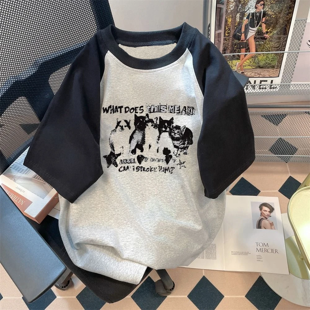 Y2K Korean Vintage Streetwear Casual Acubi Harajuku Egirl Short Sleeve T-Shirts Grunge Aesthetics Oversized Tees Tops Clothes
Y2K Korean Vintage Streetwear Casual Acubi Harajuku Egirl Short Sleeve T-Shirts Grunge Aesthetics Oversized Tees Tops Clothes