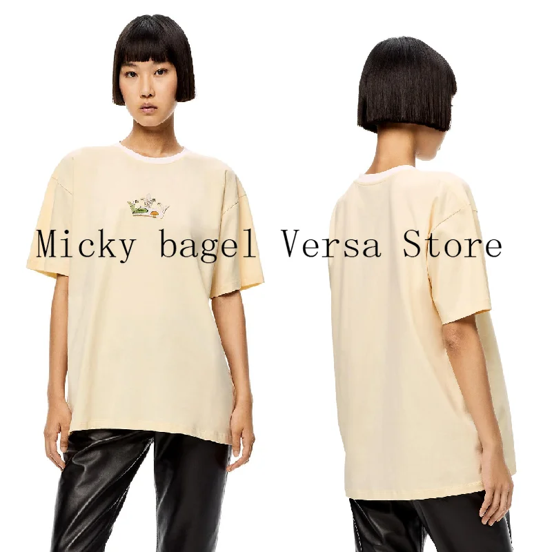new fashion early spring and summer flower crown short sleeve women's T-shirt high-end round neck short sleeve casual T-shirt
new fashion early spring and summer flower crown short sleeve women's T-shirt high-end round neck short sleeve casual T-shirt