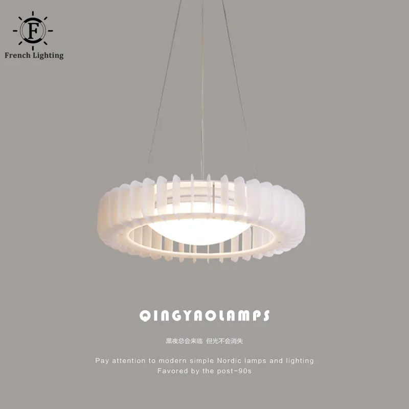 Modern Simple Circle Chandelier White Led Lighting for Dining Room Dimming Single Round Ceiling Lamp Restaurant Chandelier
Modern Simple Circle Chandelier White Led Lighting for Dining Room Dimming Single Round Ceiling Lamp Restaurant Chandelier