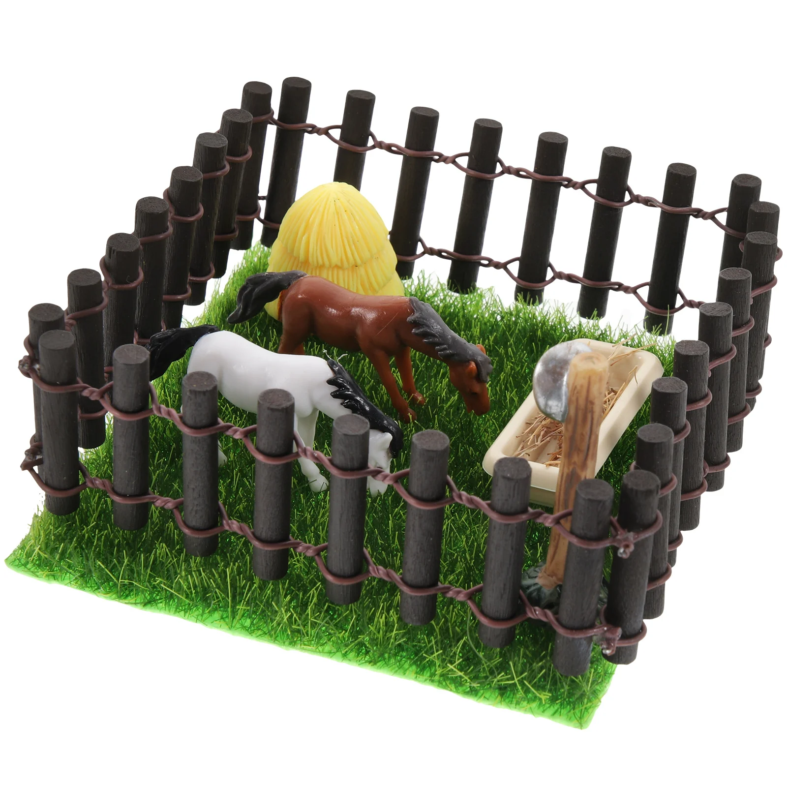 DIY Miniature Stable Kit Decorative Barn Pretend Play Horse Toy Set Model Hobby Landscape Stud-farm Plastic
DIY Miniature Stable Kit Decorative Barn Pretend Play Horse Toy Set Model Hobby Landscape Stud-farm Plastic