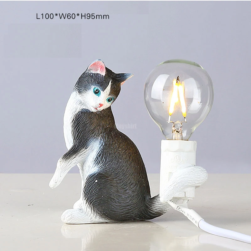 Selettl Cat Table Lamp Modern Resin Animal Bedroom Desk Lamps Living Room Bedside Light Fixtures Home Decor Led Nightstand Lamp
Selettl Cat Table Lamp Modern Resin Animal Bedroom Desk Lamps Living Room Bedside Light Fixtures Home Decor Led Nightstand Lamp