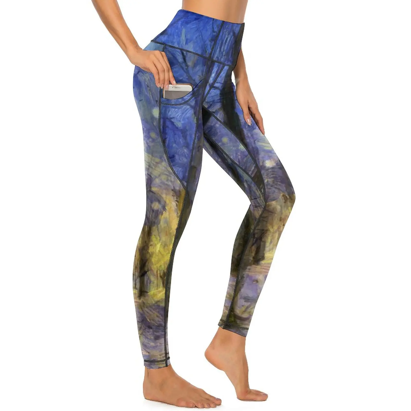 Sunset Forest Print Yoga Pants With Pockets Van Gogh Leggings Sexy Breathable Yoga Sports Tights Stretch Graphic Workout Leggins
Sunset Forest Print Yoga Pants With Pockets Van Gogh Leggings Sexy Breathable Yoga Sports Tights Stretch Graphic Workout Leggins