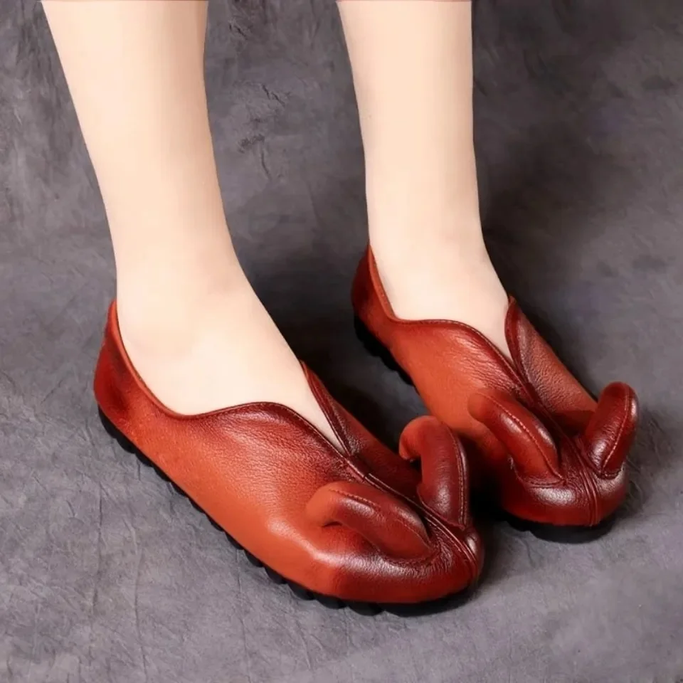 Horn Loafers Women Gene Leather Flats Girls Handmade Shoes For Ladies Brand Leather Soft Low Heels Ballat Flats Slip On Lazy
Horn Loafers Women Gene Leather Flats Girls Handmade Shoes For Ladies Brand Leather Soft Low Heels Ballat Flats Slip On Lazy