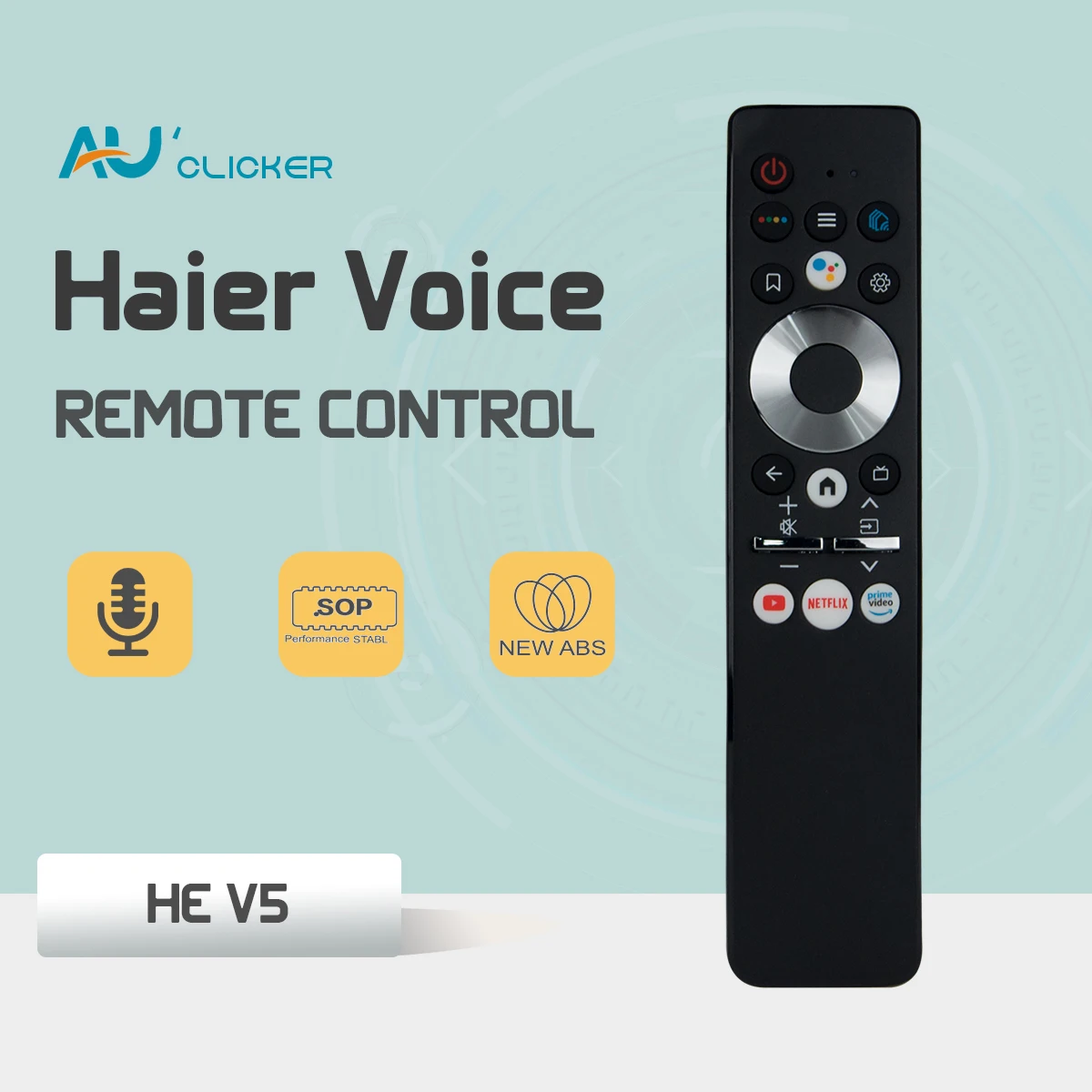 

Voice Wireless Remote Control For Haier HTR-U29R Haier 50 Smart TV H50K6UG H55K6UG H65K6UG BX2 Haier 50 Smart TV DX HTR-U29