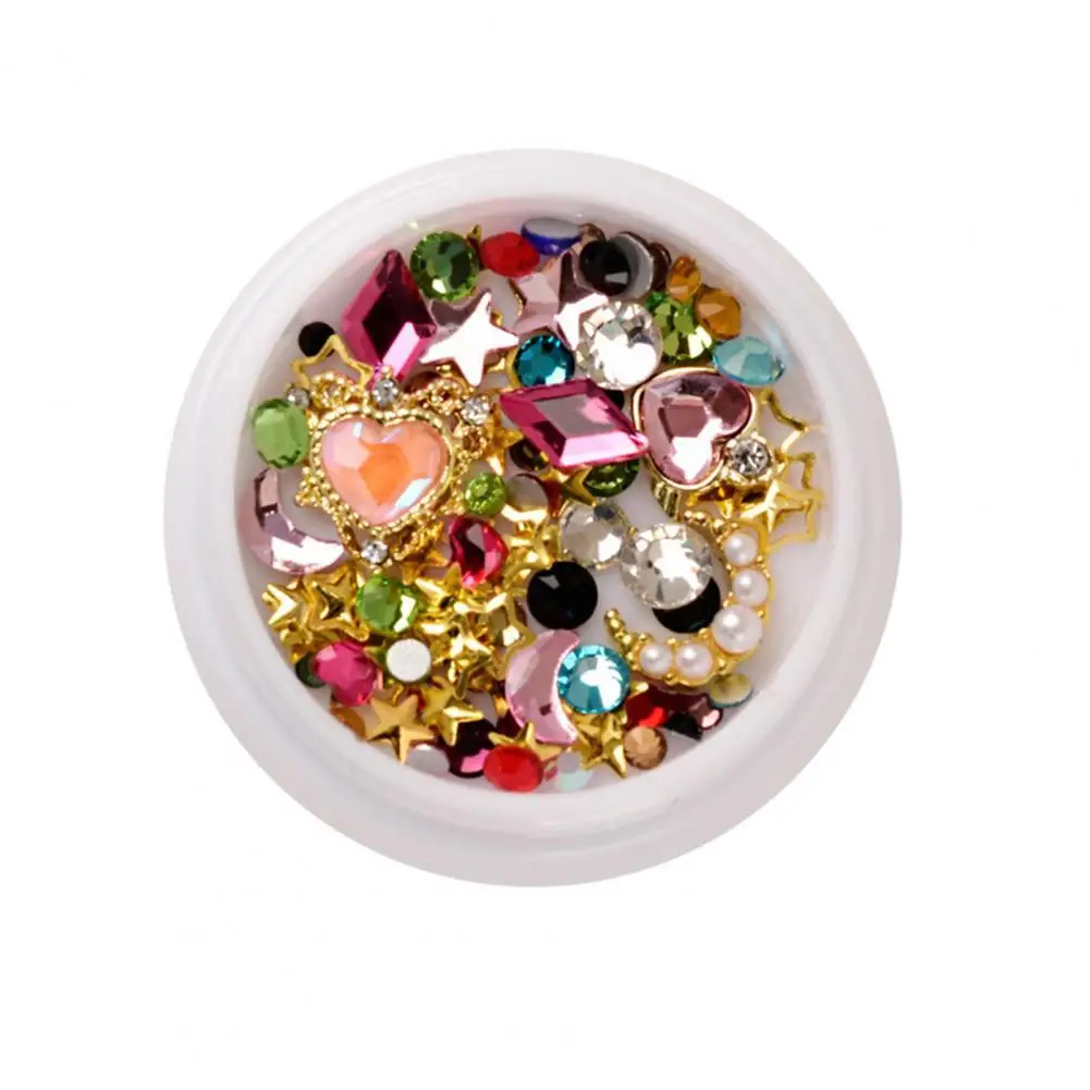 1 Box Nail Art Decor Stylish Colorful Sparkling Star Moon DIY Nail Art Tips Decor Multiple Shapes Waterproof Nail Ornament
1 Box Nail Art Decor Stylish Colorful Sparkling Star Moon DIY Nail Art Tips Decor Multiple Shapes Waterproof Nail Ornament