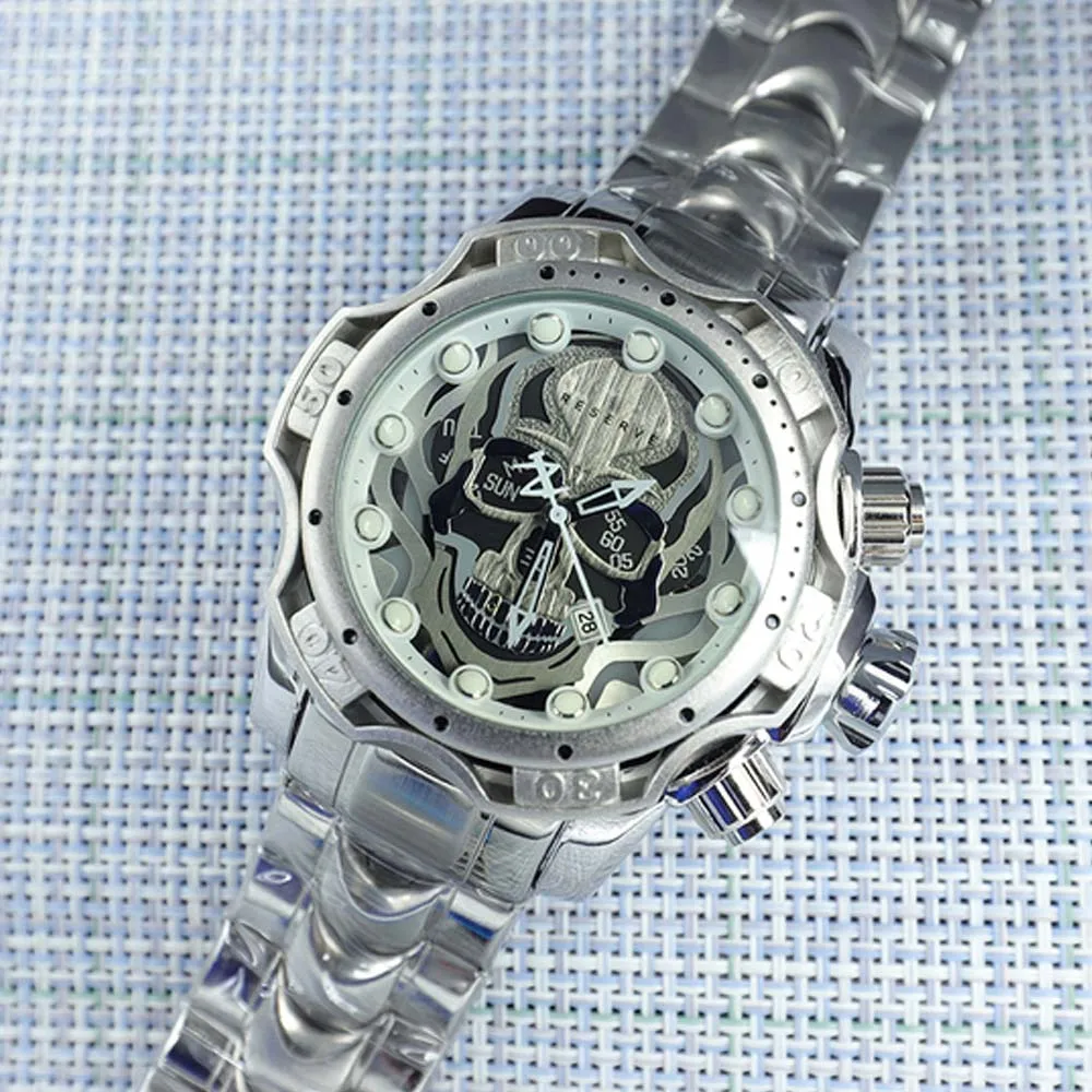 2023 New Undefeated Reserve Mens Watches Invincible Stainless Steel Watch Automatic Date AAA Original Clocks Relógio Masculino
2023 New Undefeated Reserve Mens Watches Invincible Stainless Steel Watch Automatic Date AAA Original Clocks Relógio Masculino