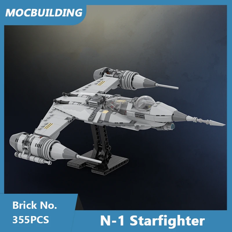 MOC Building Blocks Din Djarins N-1 Starfighter Wizard Playset DIY Assembled Bricks Space Wars Movie Series Children Toys 355PCS
MOC Building Blocks Din Djarins N-1 Starfighter Wizard Playset DIY Assembled Bricks Space Wars Movie Series Children Toys 355PCS