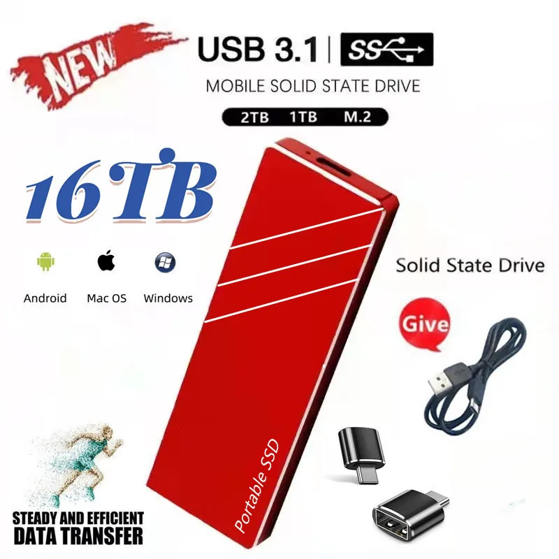 Large Capacity 16TB 12TB 8TB 4TB Multiple Color Options Type-C for Durability and High-Speed High Quality Support Multipl System
Large Capacity 16TB 12TB 8TB 4TB Multiple Color Options Type-C for Durability and High-Speed High Quality Support Multipl System