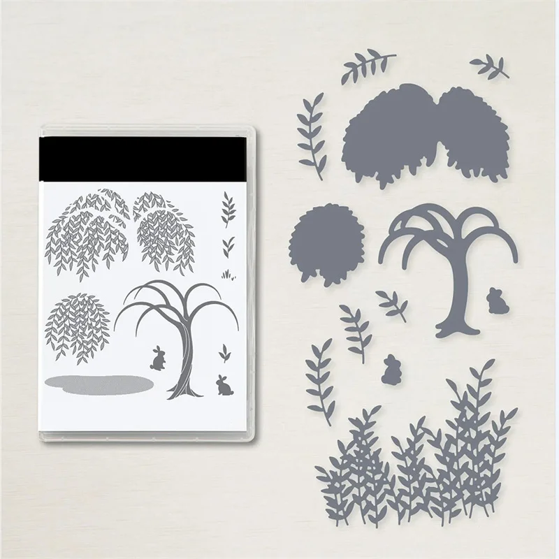 Willow Clear Stamps And Metal Cutting Dies For Scrapbooking Material DIY Templates Crafts Stencils Decoration New Arrivals 2023
Willow Clear Stamps And Metal Cutting Dies For Scrapbooking Material DIY Templates Crafts Stencils Decoration New Arrivals 2023