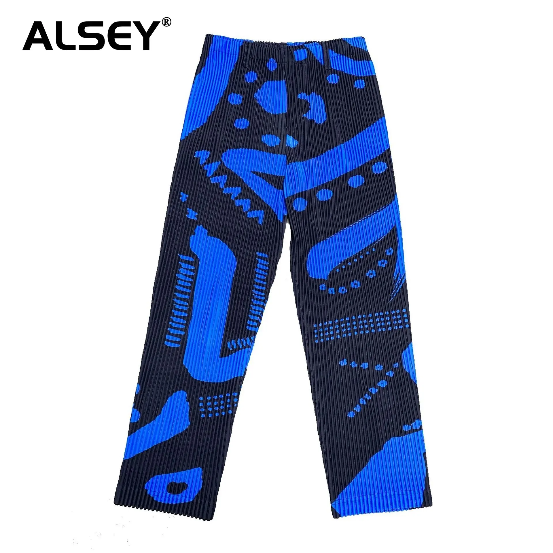 ALSEY High Quality Elastic Waist Printed Blue Trousers 2023 New Japanese Streetwear Fashion Pleasted Long Pants Loose Trousers
ALSEY High Quality Elastic Waist Printed Blue Trousers 2023 New Japanese Streetwear Fashion Pleasted Long Pants Loose Trousers