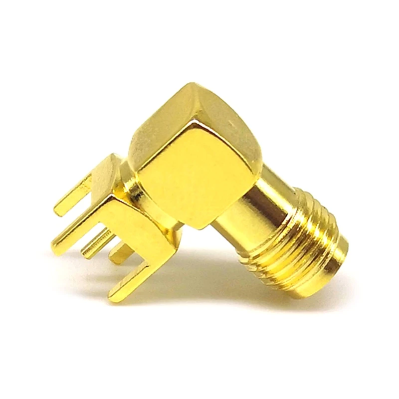 SMA Female Thru Hole Plug Right Angle 90 Degree SMA-KWE PCB Mount Connector RF
SMA Female Thru Hole Plug Right Angle 90 Degree SMA-KWE PCB Mount Connector RF