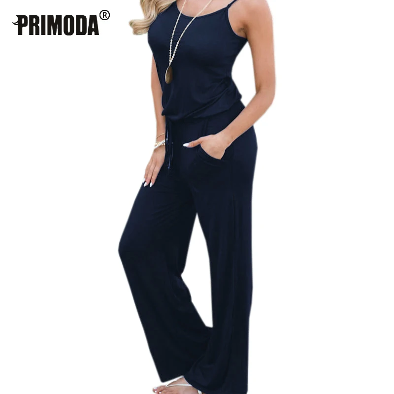 Summer Spaghetti Strap Jumpsuits Women Rompers Casual Jumpsuit Female Overalls Loose Wide Leg Long Pants 2022 Fashion PR049G
Summer Spaghetti Strap Jumpsuits Women Rompers Casual Jumpsuit Female Overalls Loose Wide Leg Long Pants 2022 Fashion PR049G